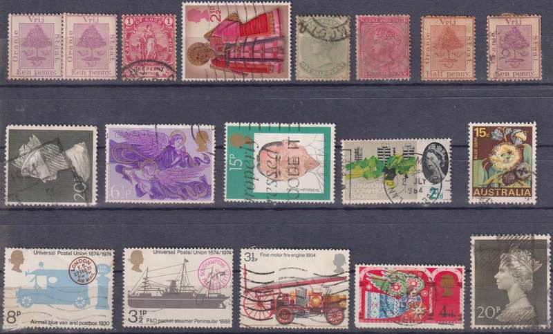 Stamps Mix World Card