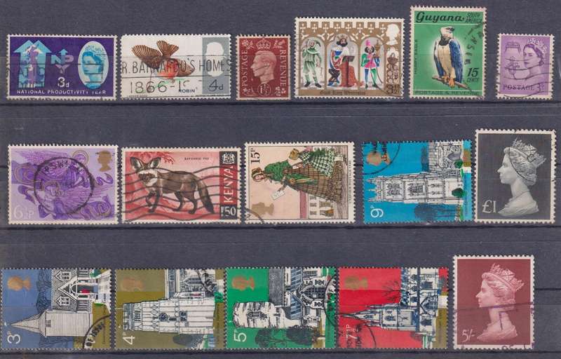 Stamps Mix World Card