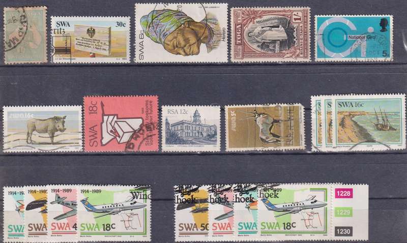 Stamps Mix World Card