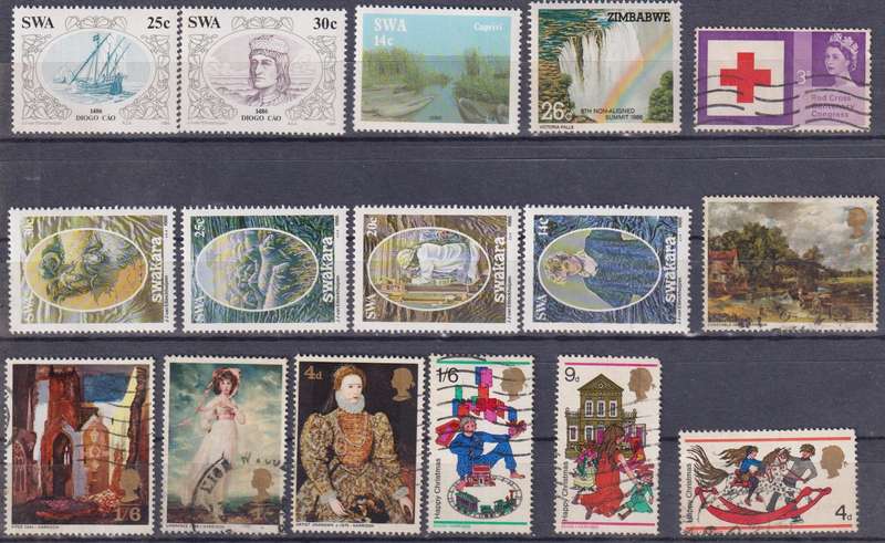 Stamps Mix World Card