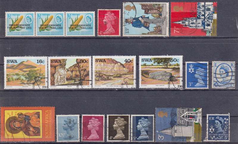 Stamps Mix World Card