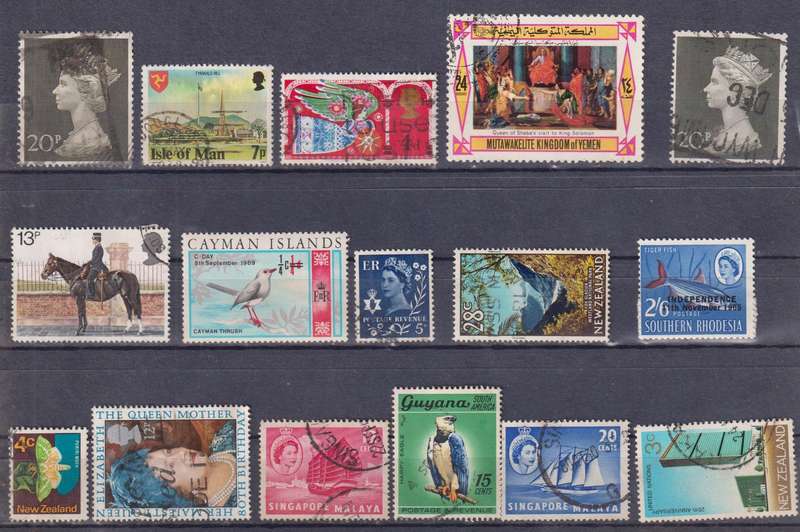 Stamps Mix World Card