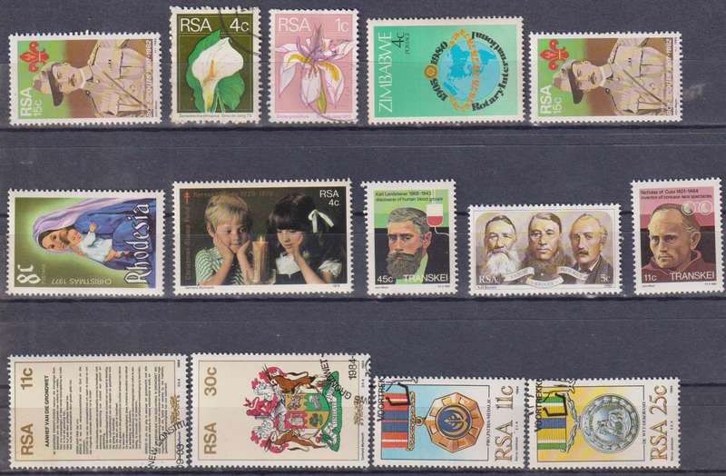 Stamps Mix World Card