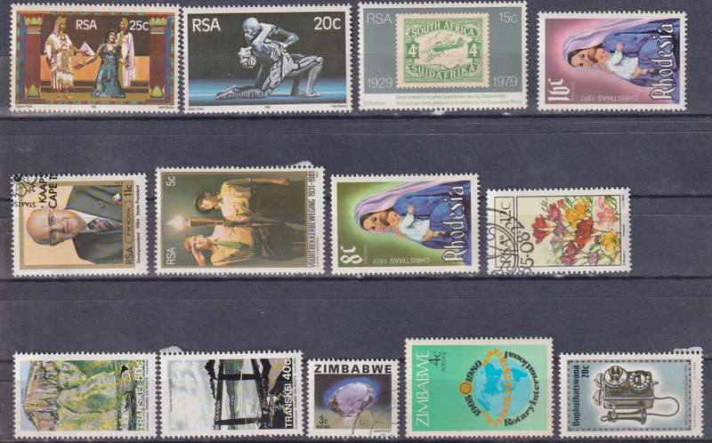 Stamps Mix World Card