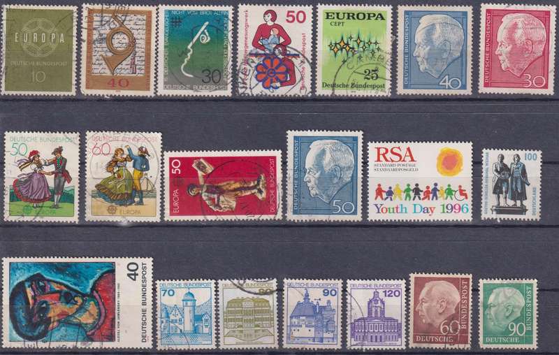 Stamps Mix World Card
