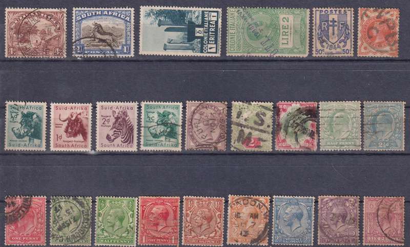 Stamps Mix World Card
