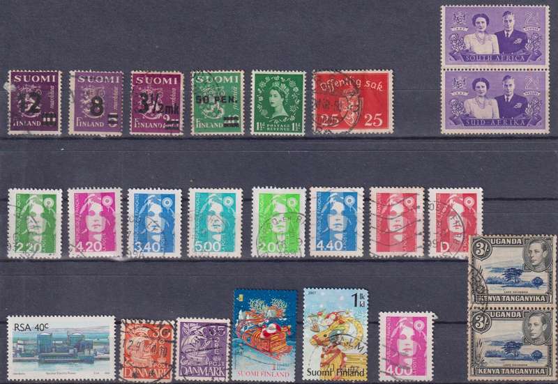 Stamps Mix World Card
