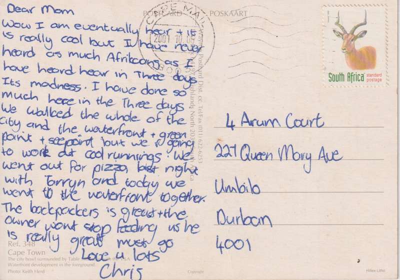 Post Cards / Maxi Card Used