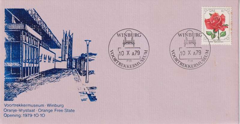 FDC RSA 1979 Rosafari 1979 World Rose Convention, Pretoria