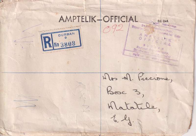 Postal History RSA