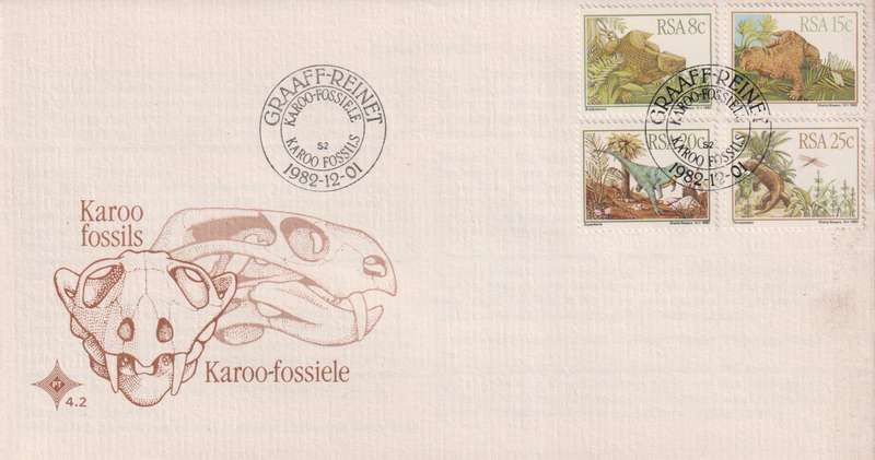 FDC RSA 1982 Dinosaurs