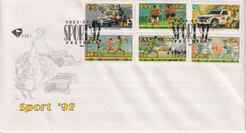 FDC RSA 1992 Sports