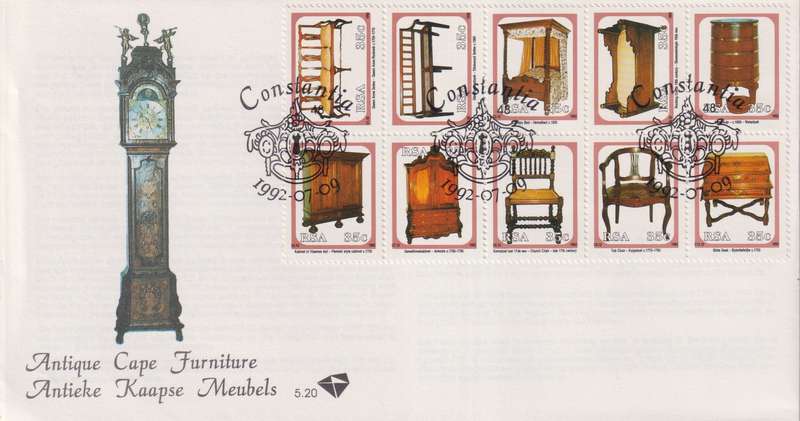 FDC RSA 1992 Antique Cape Furniture