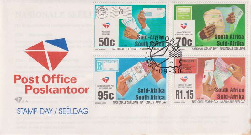 FDC RSA 1994 National Stamp Day