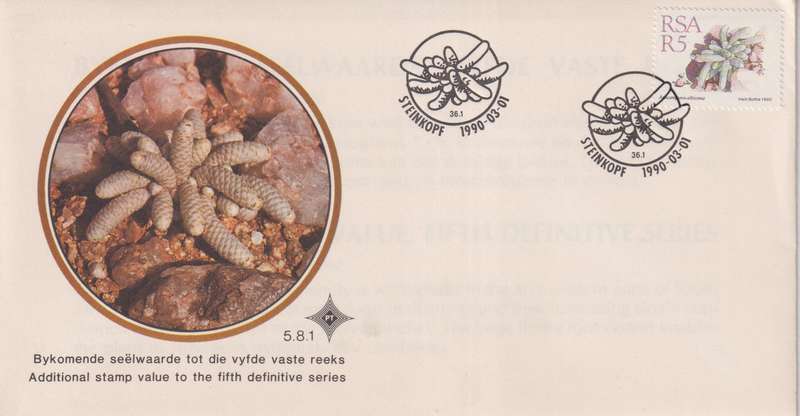 FDC RSA 1990 Succulents