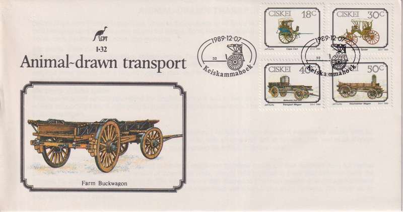 FDC Ciskei 1989 Early Transportation