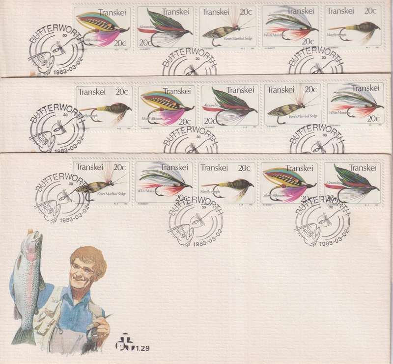 FDC Transkei 1983 Fishing Flies