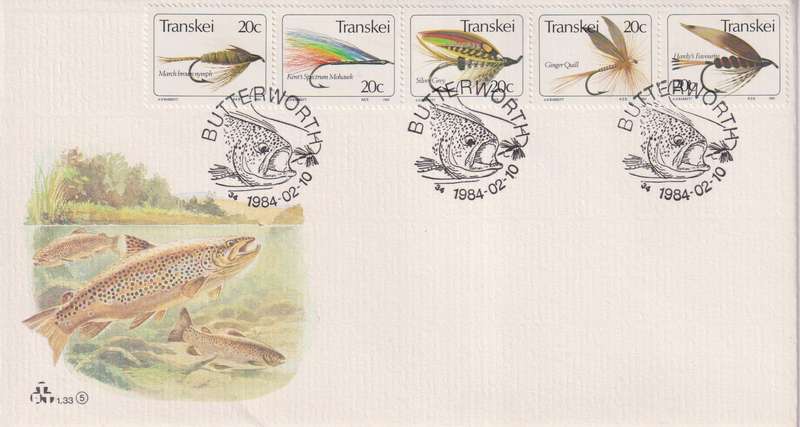FDC Transkei 1984 Fishing Flies