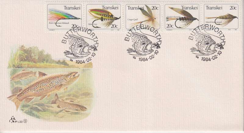 FDC Transkei  1984 Fishing Flies