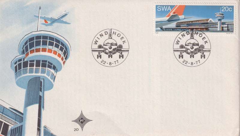 FDC SWA  1977 J. G. Strijdom Airport