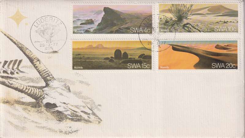 FDC SWA  1977 Namib Desert