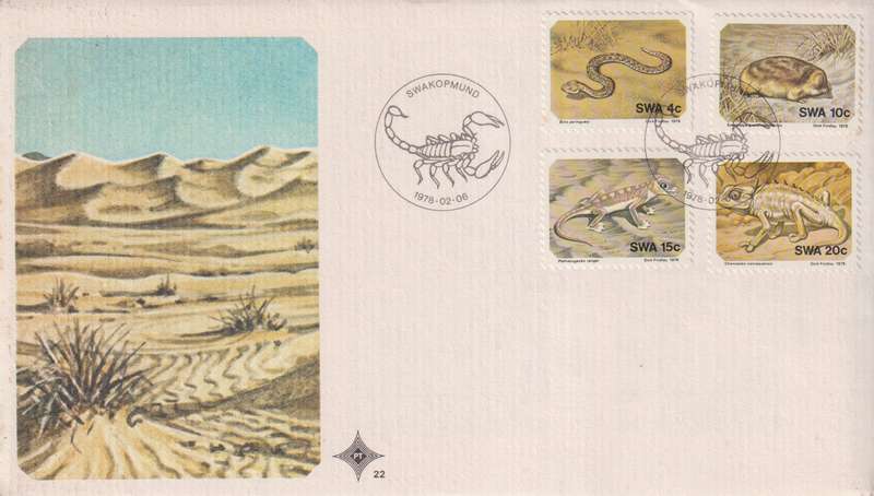 FDC SWA 1978 Namib Desert