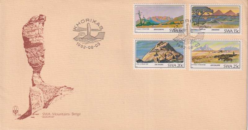 FDC SWA 1982 Mountains