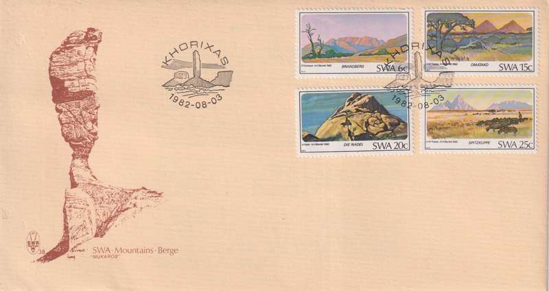 FDC SWA 1982 Mountains