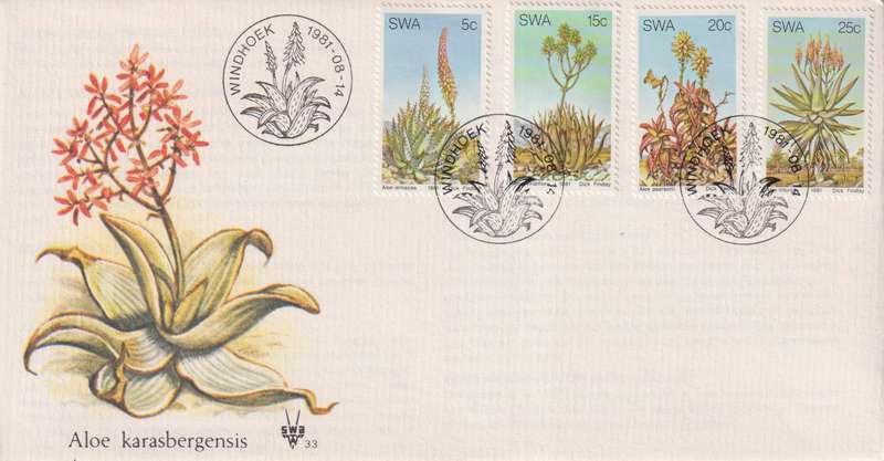 FDC SWA 1981 Aloes