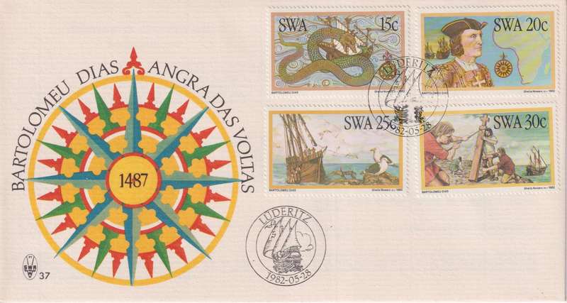 FDC SWA  1982 Bartholomeo Diaz