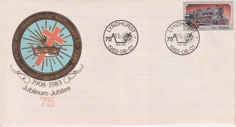 FDC RSA 1983 Steam Railway Locomotives