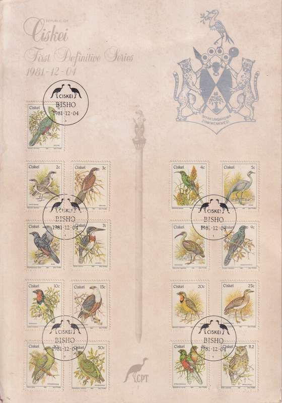 Stamps First Definitive Series Ciskei