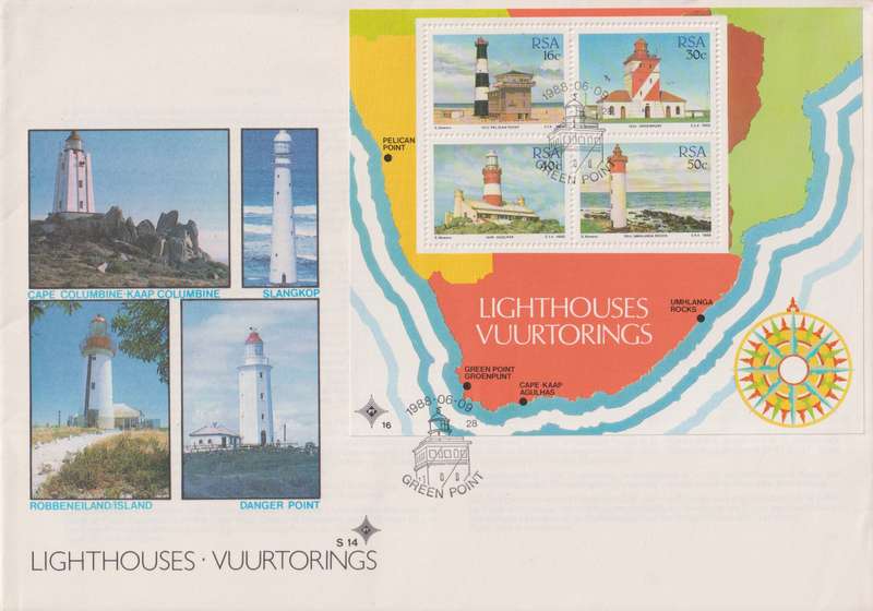 FDC RSA 1988 Lighthouses
