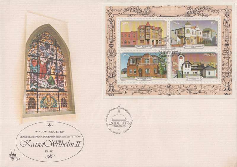 FDC SWA 1981 Historic Buildings of Luderitz