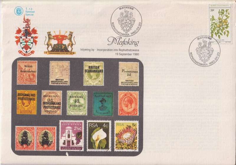 FDC Bophuthatswana 1980 Edible Wild Fruits