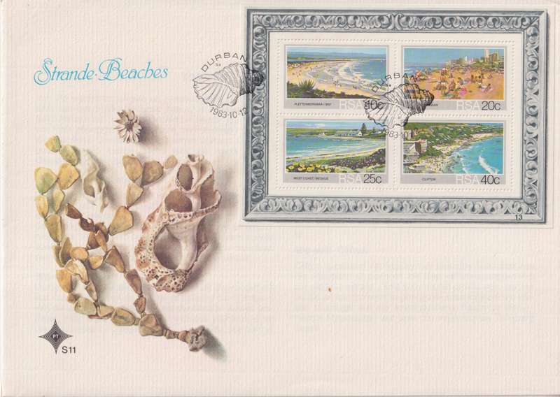 FDC RSA 1983 Tourism Beaches