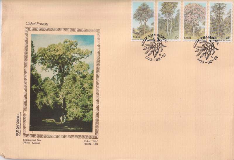 FDC Silk Ciskei 1983 Flora - Trees