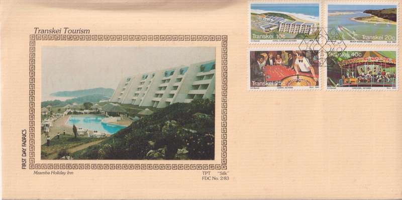 FDC Silk Transkei 1983 Tourism