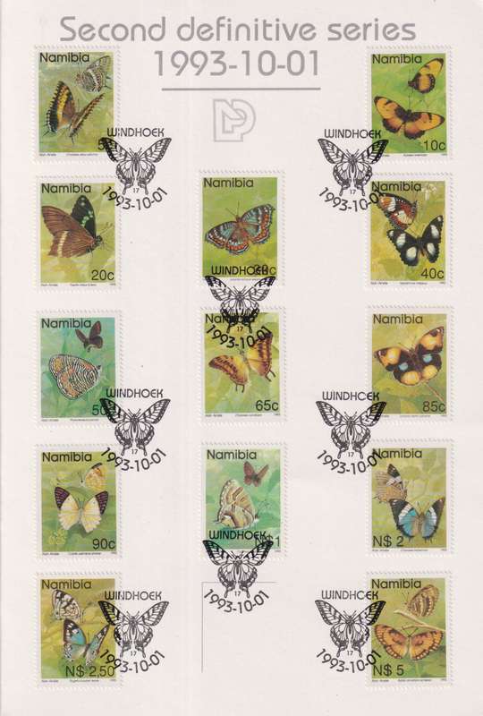 Stamps Namibia Second Definitive Series