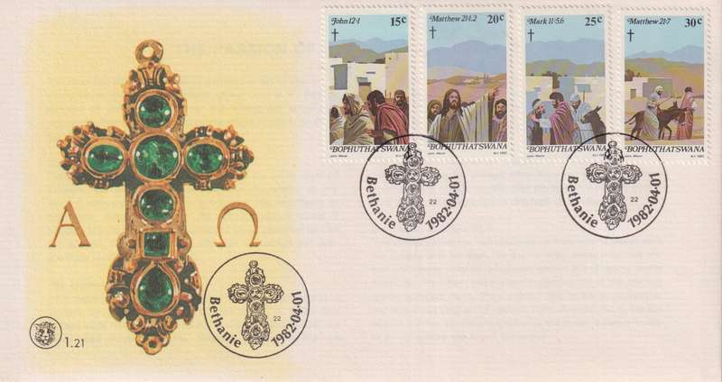 FDC Bophuthatswana 1982 Easter