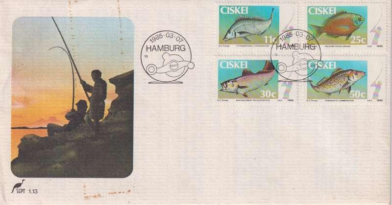 FDC Ciskei 1985 Fish