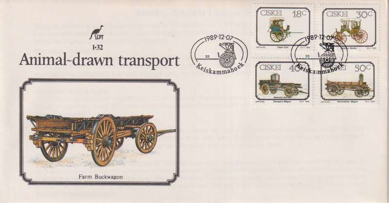 FDC Ciskei 1989 Early Transportation