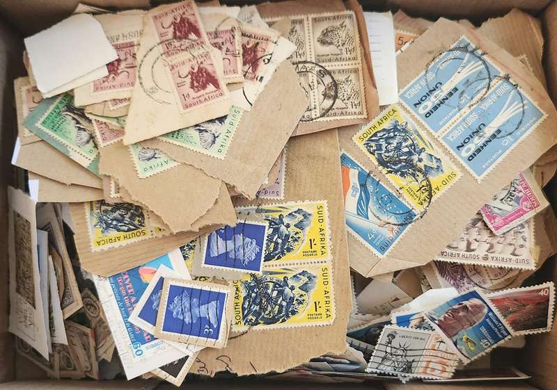 Stamps on Paper Mix World