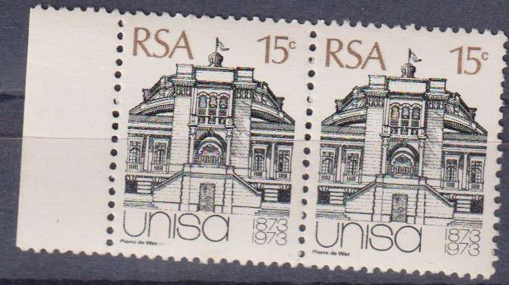 Stamps RSA 1973 The 100th Anniversary of the University of South Africa