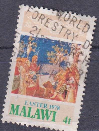 Stamps Malawi 1978 Easter - Paintings by Giotto