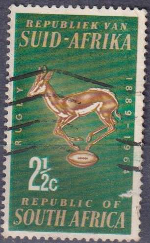 Stamps RSA 1964 The 75th Anniversary of South African Rugby Board