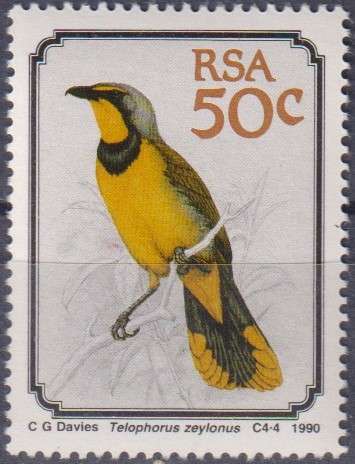 Stamps RSA 1990 Birds