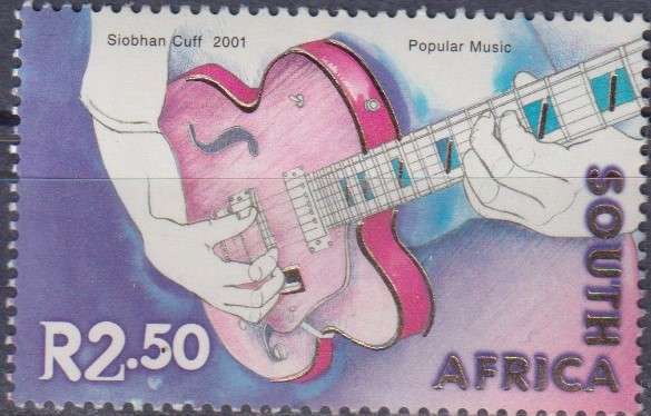 Stamps RSA 2001 Musical Instruments