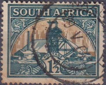 Stamps RSA 1941 Local Motives - Goldmine