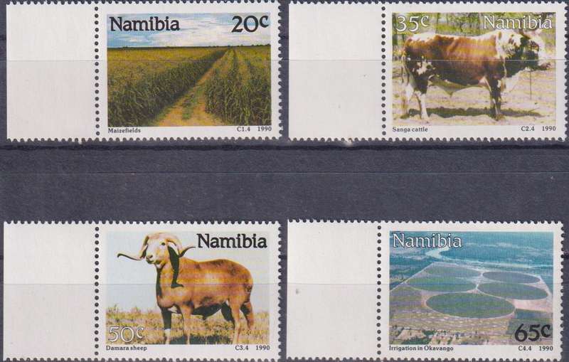 Stamps 1990 Farming